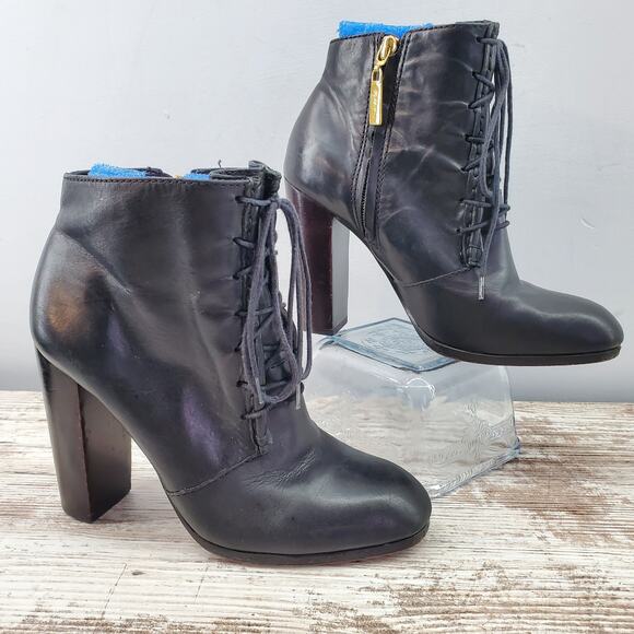 Elizabeth and James E Chaps Leather Bootie 6 - Picture 4 of 8